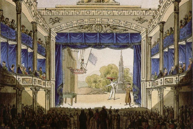 robert schumann the opening of  the theater in der josefstadt in vienna China oil painting art